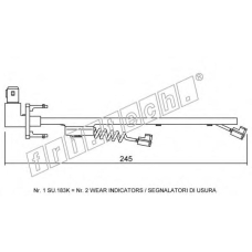 SU.183K fri.tech. Сигнализатор, износ тормозных колодок