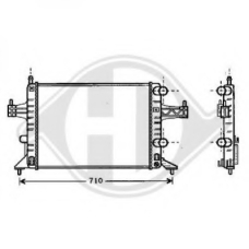 8181305 DIEDERICHS Радиатор, охлаждение двигателя