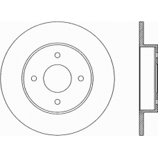 BDR1987.10 OPEN PARTS Тормозной диск