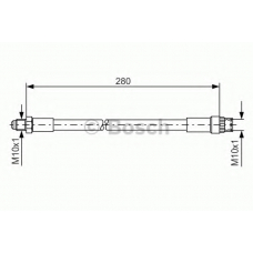 1 987 476 424 BOSCH Тормозной шланг