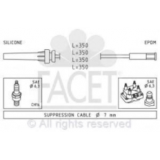 4.9511 FACET Комплект проводов зажигания