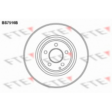 BS7516B FTE Тормозной диск