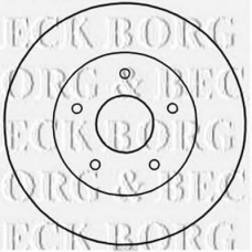 BBD5192 BORG & BECK Тормозной диск