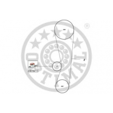 SK-1690 OPTIMAL Комплект ремня ГРМ