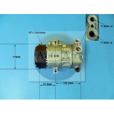 14-1447P AUTO AIR GLOUCESTER Компрессор, кондиционер