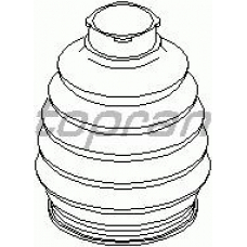 400 733 TOPRAN Пыльник, приводной вал
