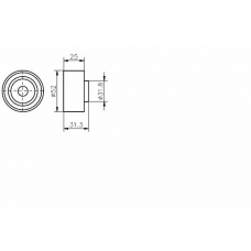 TKR 9070 TIMKEN Паразитный / ведущий ролик, зубчатый ремень