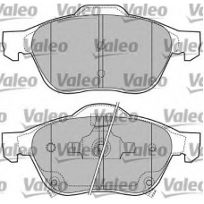 598653 VALEO Комплект тормозных колодок, дисковый тормоз