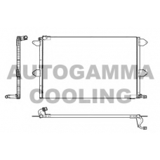 101602 AUTOGAMMA Конденсатор, кондиционер