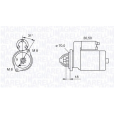 063521060140 MAGNETI MARELLI Стартер