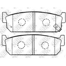 PN2262 NiBK Комплект тормозных колодок, дисковый тормоз