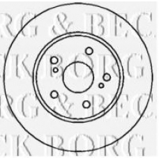BBD5704S BORG & BECK Тормозной диск