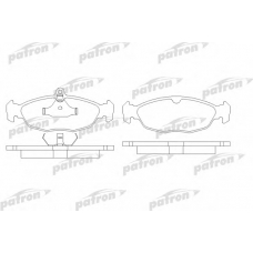PBP732 PATRON Комплект тормозных колодок, дисковый тормоз