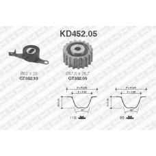 KD452.05 SNR Комплект ремня грм