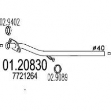 01.20830 MTS Труба выхлопного газа