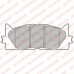 LP2169 DELPHI Комплект тормозных колодок, дисковый тормоз