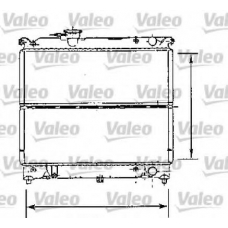 731463 VALEO Радиатор, охлаждение двигателя