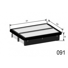 P491 MISFAT Воздушный фильтр