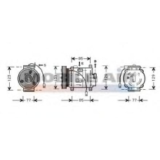 6027K035 SCHLIECKMANN Компрессор, кондиционер