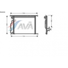 MSA5280 AVA Конденсатор, кондиционер