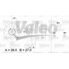 433407 VALEO Генератор