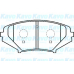 BP-4558 KAVO PARTS Комплект тормозных колодок, дисковый тормоз