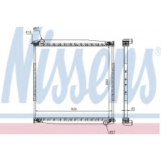 640690 NISSENS Радиатор, охлаждение двигателя