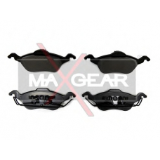 19-0676 MAXGEAR Комплект тормозных колодок, дисковый тормоз