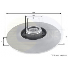 ADC3022 COMLINE Тормозной диск