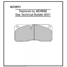 ACV011 Allied Nippon Тормозные колодки