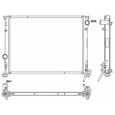 53042 NRF Радиатор, охлаждение двигателя
