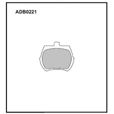 ADB0221 Allied Nippon Тормозные колодки