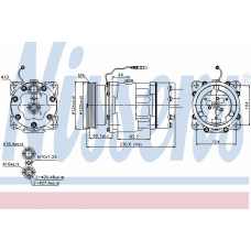 89181 NISSENS Компрессор, кондиционер