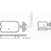 8110 38716 TRISCAN Комплект тормозных колодок, дисковый тормоз