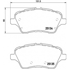 8DB 355 020-621 HELLA PAGID Комплект тормозных колодок, дисковый тормоз