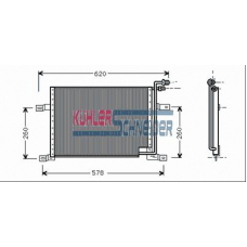 5320141 KUHLER SCHNEIDER Конденсатор, кондиционер