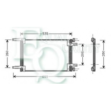 CO0312 EQUAL QUALITY Конденсатор, кондиционер