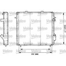 730502 VALEO Радиатор, охлаждение двигателя