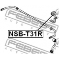 NSB-T31R FEBEST Опора, стабилизатор