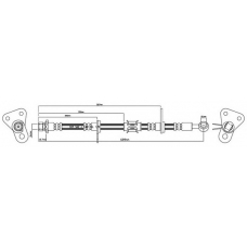 VBH864 MOTAQUIP Тормозной шланг