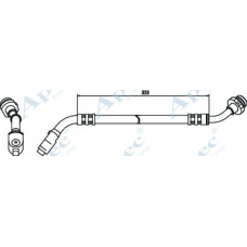 HOS3491 APEC Тормозной шланг