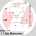 24013.155.1 ZIMMERMANN Комплект тормозных колодок, дисковый тормоз