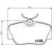 MDB1402 MINTEX Комплект тормозных колодок, дисковый тормоз
