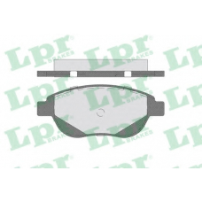 05P1751 LPR Комплект тормозных колодок, дисковый тормоз