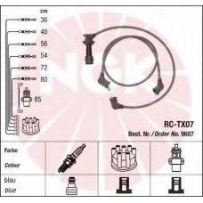 9687 NGK Комплект проводов зажигания