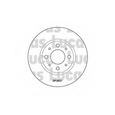DF2621 TRW Тормозной диск