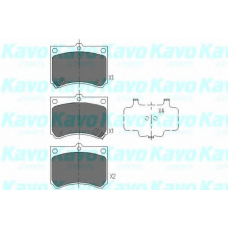 KBP-4502 KAVO PARTS Комплект тормозных колодок, дисковый тормоз