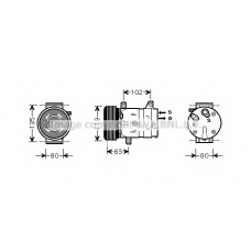 RTK440 Prasco Компрессор, кондиционер