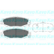 KBP-9064 KAVO PARTS Комплект тормозных колодок, дисковый тормоз