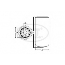 ST 6034 SCT Топливный фильтр